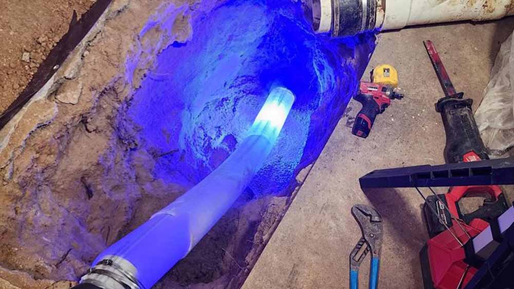 uv curing trenchless pipe Milwaukee, WI